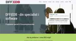 Desktop Screenshot of dff-edb.dk
