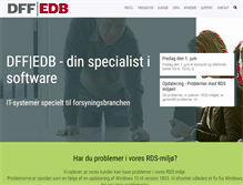 Tablet Screenshot of dff-edb.dk