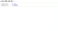 Desktop Screenshot of cob1.dff-edb.dk