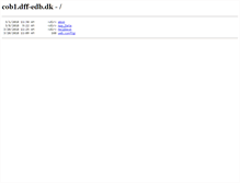 Tablet Screenshot of cob1.dff-edb.dk